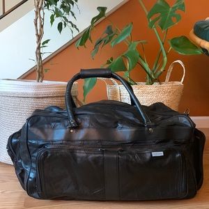 MAXAM Lambskin Leather Duffel Bag